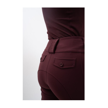 Pantalón de equitación Luce Harcour Berenjena Burdeos