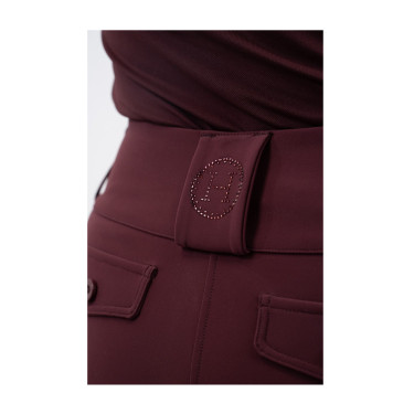 Pantalón de equitación Luce Harcour Berenjena Burdeos