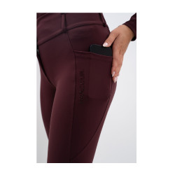 Pantalón de equitación Luce Harcour Berenjena Burdeos