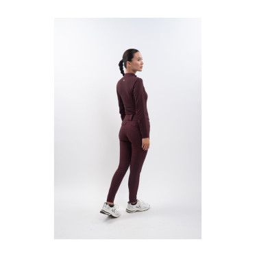 Pantalón de equitación Luce Harcour Berenjena Burdeos