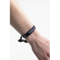 Pulsera Boxy Harcour Marino / lino Azul marino
