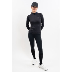 Polo Técnico Harcour Tess mujer Negro