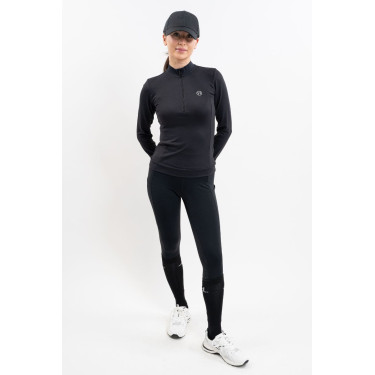 Polo Técnico Harcour Tess mujer Negro