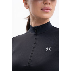 Polo Técnico Harcour Tess mujer Negro