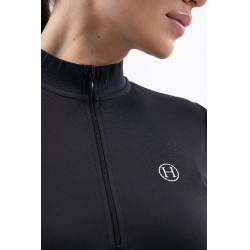 Polo Técnico Harcour Tess mujer Negro