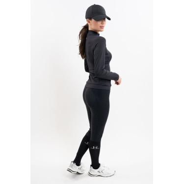 Polo Técnico Harcour Tess mujer Negro
