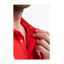 Polo Harcour Dranse hombre Swiss Eequestrian Friends Roja Rojo