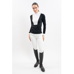 Polo de competición Harcour Stella mujer Negro Polo de competición Harcour Stella mujer Negro