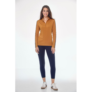 Polo Harcour Pistache mujer Amarillo Dorado