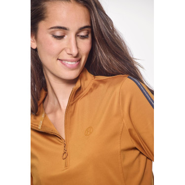 Polo Harcour Pistache mujer Amarillo Dorado