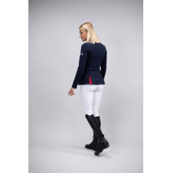 Chaqueta de concurso Harcour French Team Marino Azul marino