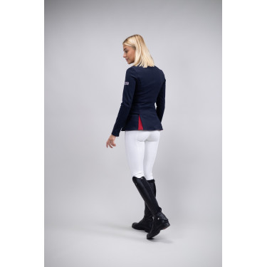 Chaqueta de concurso Harcour French Team Marino Azul marino