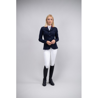 Chaqueta de concurso Harcour French Team Marino Azul marino