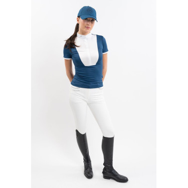 Polo de concurso Harcour Shine Laguna azul Polo de concurso Harcour Shine Laguna azul