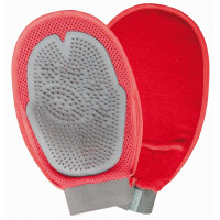 Guante de limpieza para ducha + brillo T de T Roja Rojo