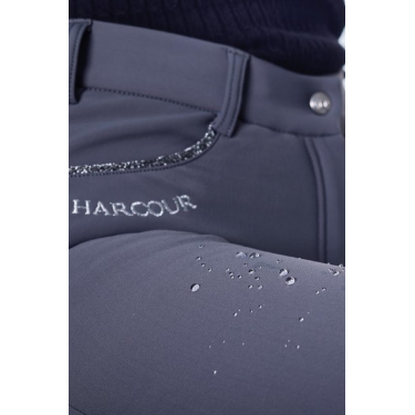 Pantalón polar de equitación Harcour Jaipur Gris antracita Pantalón polar de equitación Harcour Jaipur Gris antracita