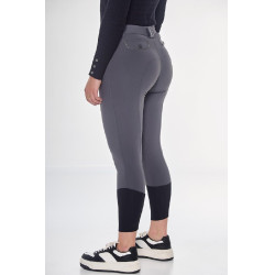 Pantalón polar de equitación Harcour Jaipur Gris antracita Pantalón polar de equitación Harcour Jaipur Gris antracita