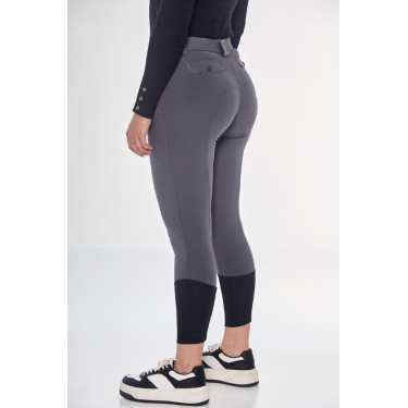 Pantalón polar de equitación Harcour Jaipur Gris antracita Pantalón polar de equitación Harcour Jaipur Gris antracita