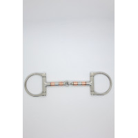 Mors Verdun con rodillo de latón de 12 mm Harcour Acero inoxidable Gris