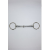 Mors simple gros cañones 19 mm Harcour Acero inoxidable Gris