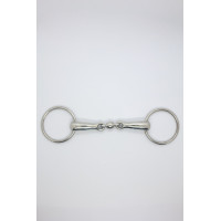 Mors simple doble rotura con bola 20 mm Harcour Acero inoxidable Gris