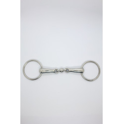 Mors simple doble rotura con bola 20 mm Harcour Acero inoxidable Gris