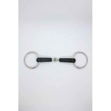 Mors simple de goma Harcour Acero inoxidable Gris