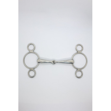 Mors Pessoa 2 anillos 21 mm Harcour Acero inoxidable Gris