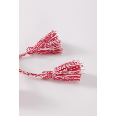 Pulsera ecuestre trenzada Harcour de algodón