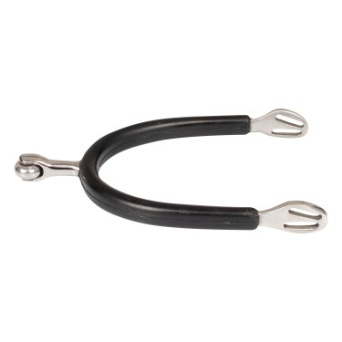 Espuelas de inox con bola recubiertas de goma Espuelas de inox con bola recubiertas de goma