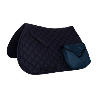 Sudadera de montar de algodón para trekking con bolsillos Marino Azul marino