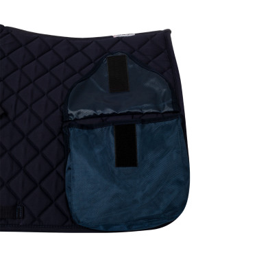 Sudadera de montar de algodón para trekking con bolsillos Marino Azul marino