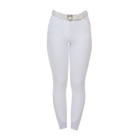 Pantalón slim fit mujer Equestro Ridertechnology costuras termoselladas