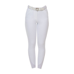 Pantalón slim fit mujer Equestro Ridertechnology costuras termoselladas