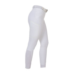 Pantalón slim fit mujer Equestro Ridertechnology costuras termoselladas