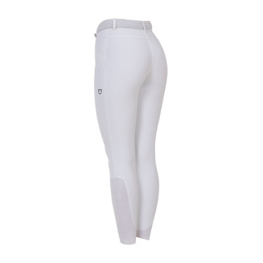 Pantalón slim fit mujer Equestro Ridertechnology costuras termoselladas