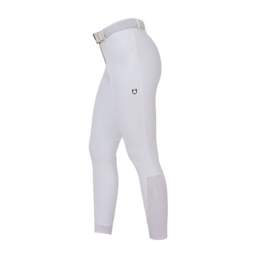 Pantalón slim fit mujer Equestro Ridertechnology costuras termoselladas