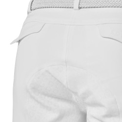 Pantalón slim fit hombre Equestro Ridertechnology full grip Blanco