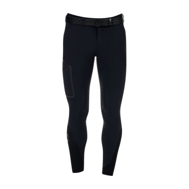 Pantalón slim fit hombre Equestro Ridertechnology full grip