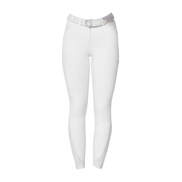 Pantalón slim fit para mujer Equestro Ridertechnology full grip