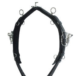 MONTURA DE CARRERAS QH PRO, SINTÉTICA Negro