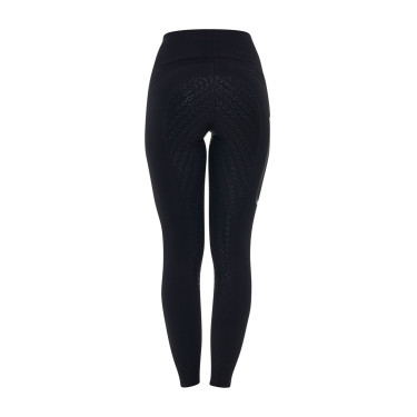 Leggings mujer Equestro Ridertechnology cintura alta full grip Negro