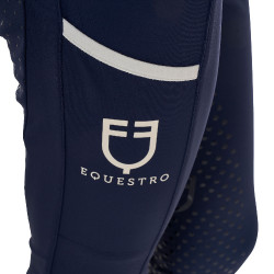 Leggings niña con decoraciones perforadas Blazer marino / blanco Azul marino