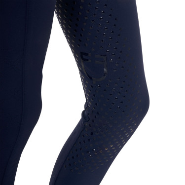 Leggings niña con decoraciones perforadas Blazer marino / blanco Azul marino