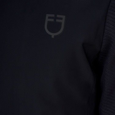 Sudadera técnica de hombre Equestro Ridertechnology con capucha