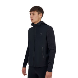 Sudadera técnica de hombre Equestro Ridertechnology con capucha