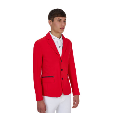 Chaqueta de concurso para hombre Equestro Ridertechnology con costuras termoselladas