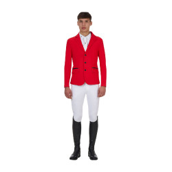 Chaqueta de concurso para hombre Equestro Ridertechnology con costuras termoselladas