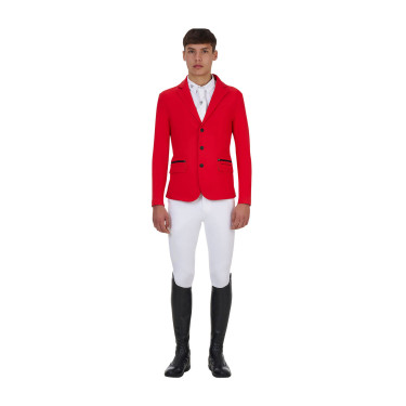Chaqueta de concurso para hombre Equestro Ridertechnology con costuras termoselladas