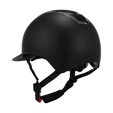 Casco con brillos y visera ancha homologación EN 1384-2023